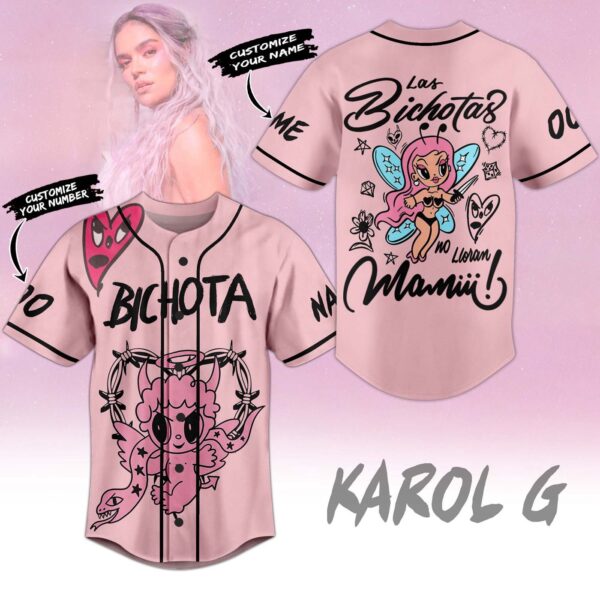 Karol G Baseball Jersey For Men Women And Kids Gift for Fans