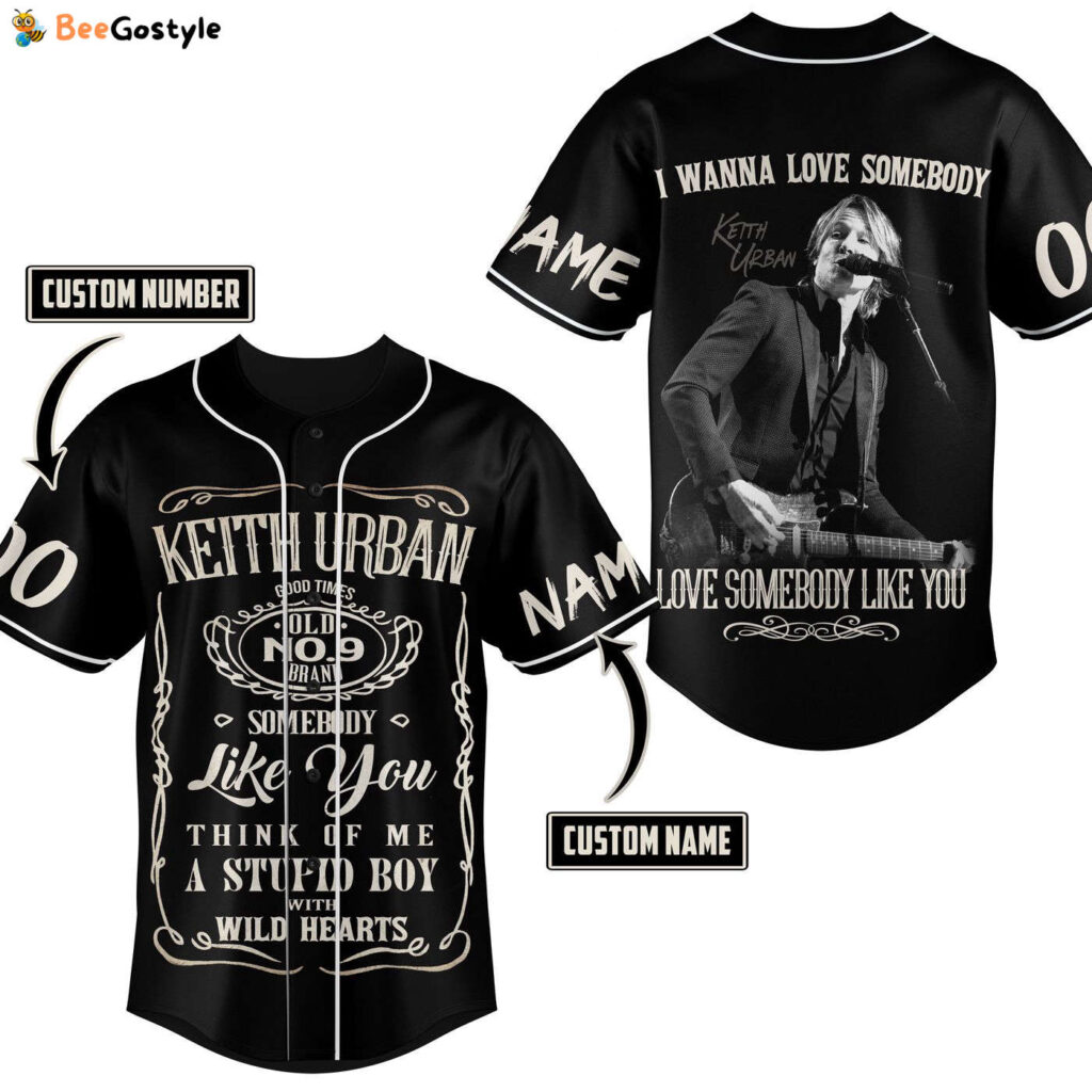 Keith Urban Baseball Jersey For Men Women And Kids Gift for Fans Keith Urban Baseball Jersey For Men Women And Kids Gift for Fans