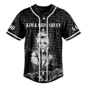 Kim Kardashian Baseball Jersey For Men Women And Kids Gift for Fans 3