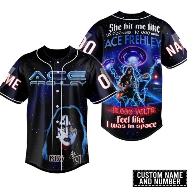 Kiss Ace Frehley Baseball Jersey For Men Women And Kids Gift for Fans