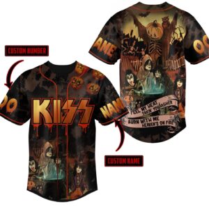 Kiss Baseball Jersey For Men Women And Kids Gift for Fans 1