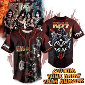 Kiss Baseball Jersey For Men Women And Kids Gift for Fans