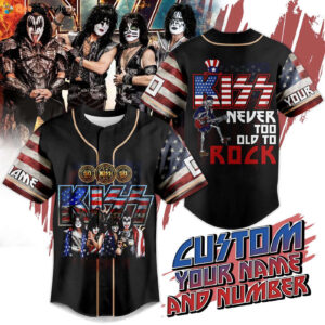 Kiss Baseball Jersey For Men Women And Kids Gift for Fans