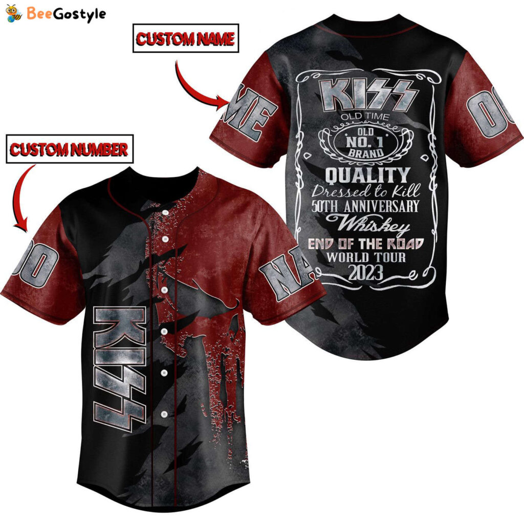 Kiss Baseball Jersey For Men Women And Kids Gift for Fans Kiss Baseball Jersey For Men Women And Kids Gift for Fans