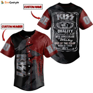 Kiss Baseball Jersey For Men Women And Kids Gift for Fans