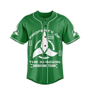 Klingon Drinking Team Baseball Jersey For Men Women And Kids Gift for Fans 1