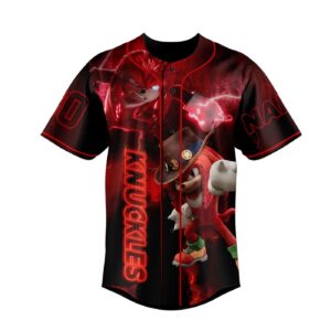 Knuckles Baseball Jersey For Men Women And Kids Gift for Fans 1