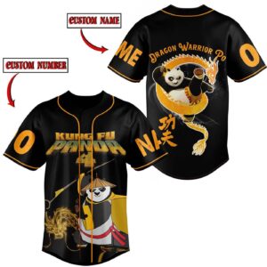Kung Fu Panda Gift for Fans Baseball Jersey For Men Women And Kids Gift for Fans 1