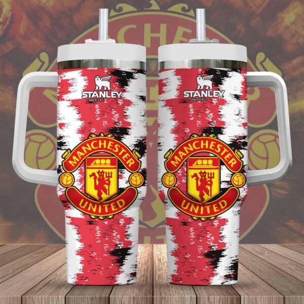 Manchester United 40oz Stanley Tumbler – Gift for Fans – Gift for Fans