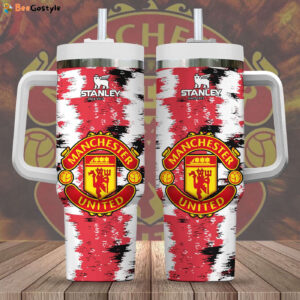 Manchester United 40oz Stanley Tumbler - Gift for Fans - Gift for Fans