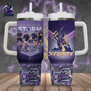 Melbourne Storm 40oz Stanley Tumbler - Gift for Fans - Gift for Fans 1