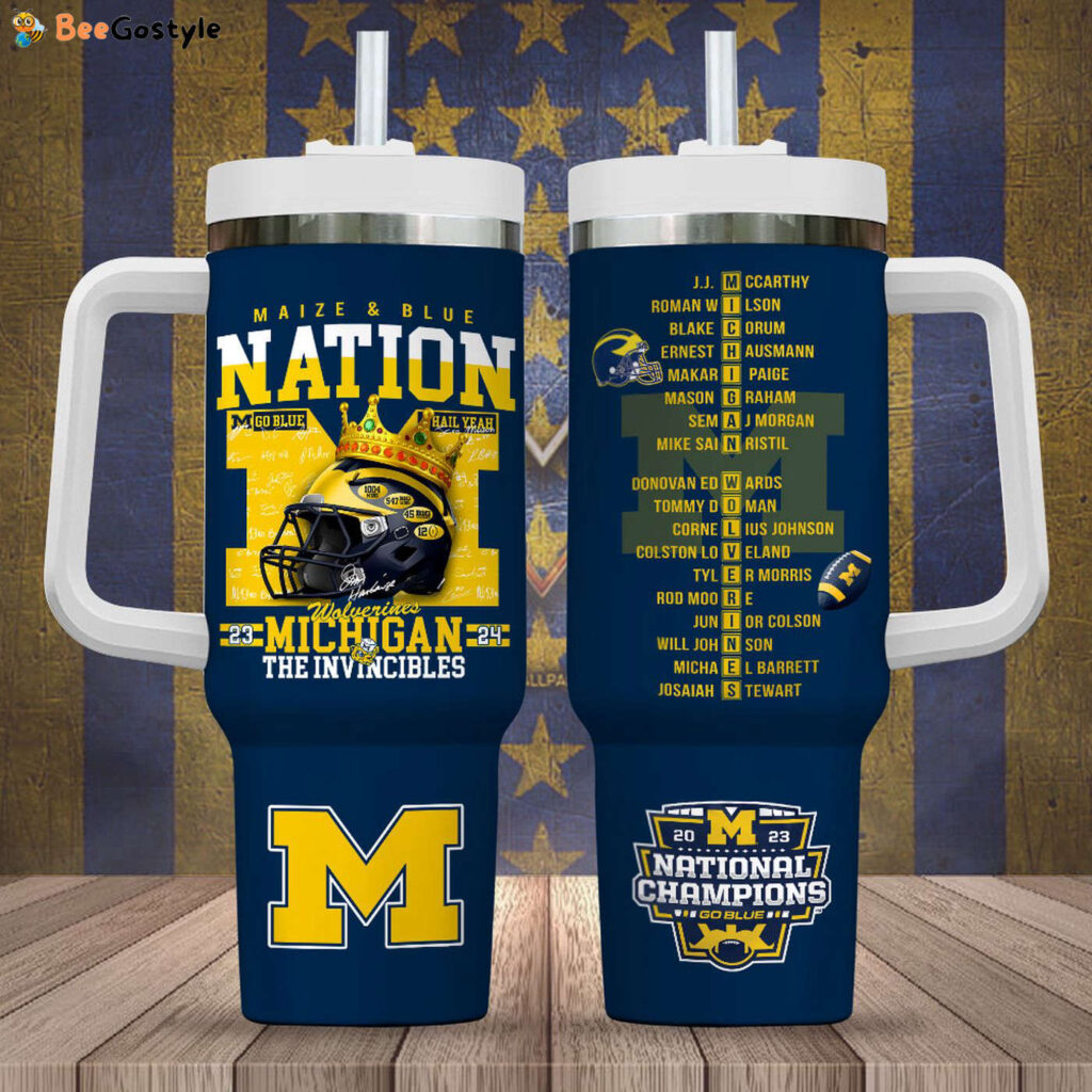 Michigan Wolverines Football 40oz Stanley Tumbler Gift – Gift for Fans – Gift for Fans Michigan Wolverines Football 40oz Stanley Tumbler Gift – Gift for Fans – Gift for Fans