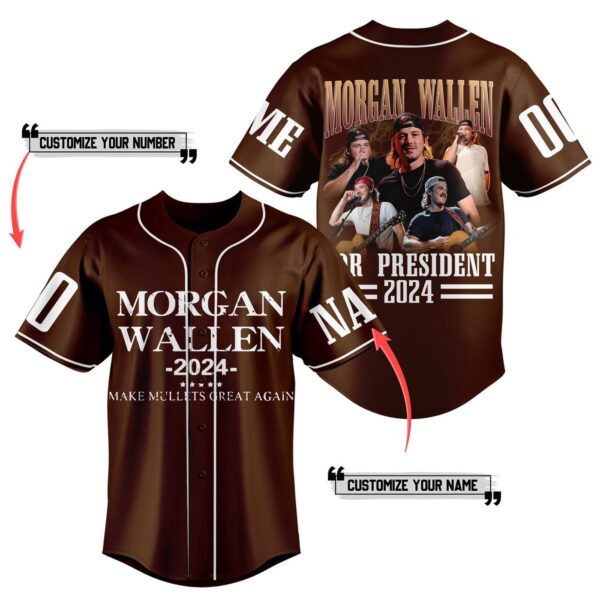 Morgan Wallen Baseball Jersey For Men Women And Kids Gift