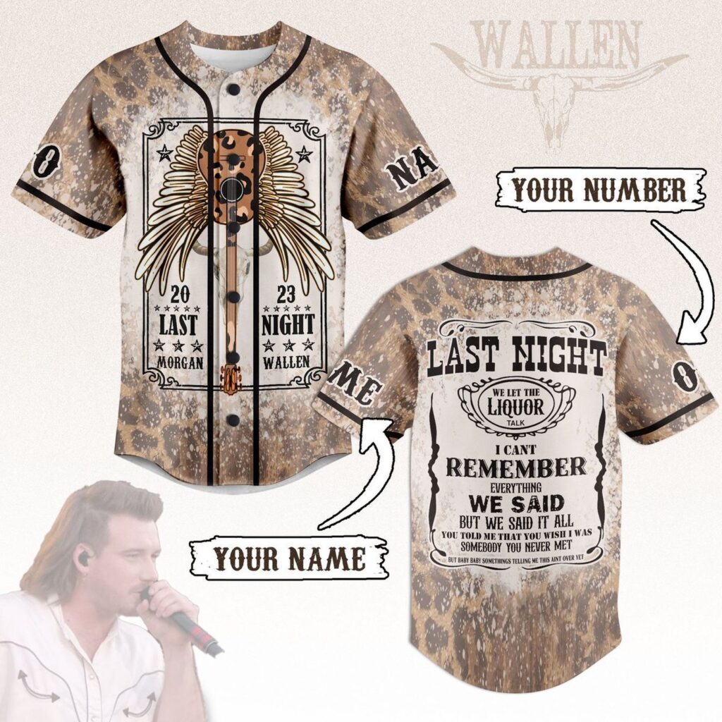 Morgan Wallen Baseball Jersey For Men Women And Kids Gift Morgan Wallen Baseball Jersey For Men Women And Kids Gift