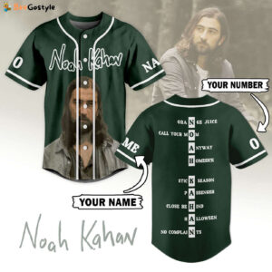 Noah Kahan Baseball Jersey For Men Women And Kids Gift for Fans