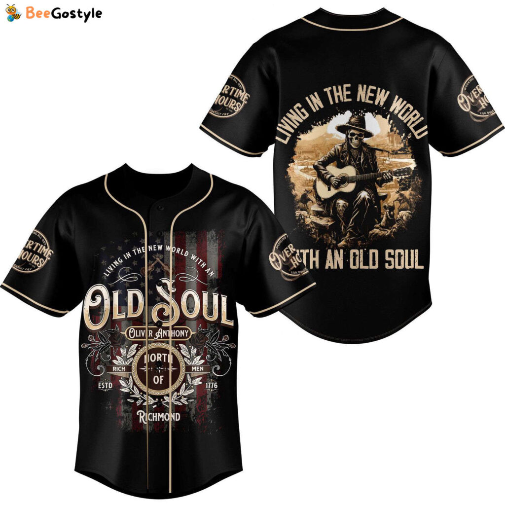 Old Soul Baseball Jersey For Men Women And Kids Gift for Fans Old Soul Baseball Jersey For Men Women And Kids Gift for Fans