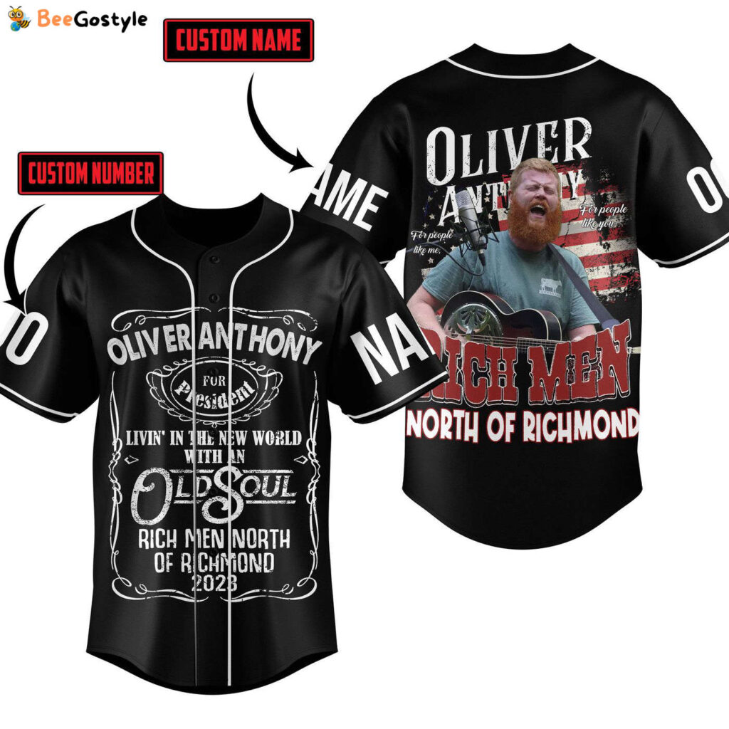 Oliver Anthony Baseball Jersey For Men Women And Kids Gift for Fans Oliver Anthony Baseball Jersey For Men Women And Kids Gift for Fans