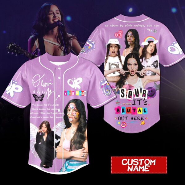 Get the Trendy Olivia Rodrigo Baseball Jersey for Men Women and Kids Gift for Fans