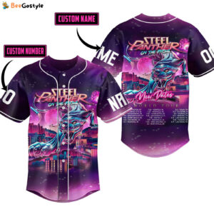 On The Prowl Steel Panther Baseball Jersey For Men Women And Kids Gift for Fans