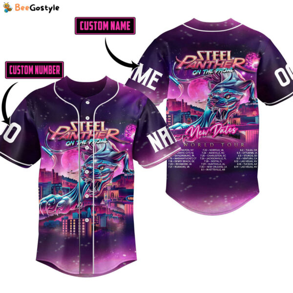 On The Prowl Steel Panther Baseball Jersey For Men Women And Kids Gift for Fans