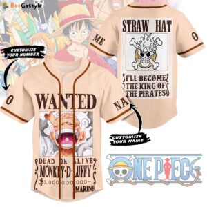 One Piece Baseball Jersey For Men Women And Kids Gift for Fans