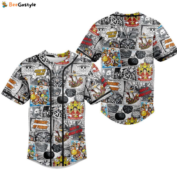 One Piece Baseball Jersey For Men Women And Kids Gift for Fans