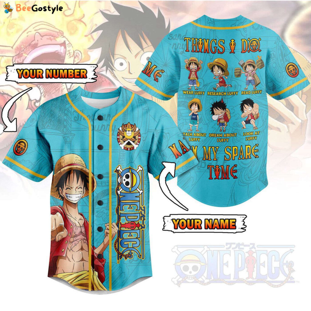 One Piece Baseball Jersey For Men Women And Kids Gift for Fans One Piece Baseball Jersey For Men Women And Kids Gift for Fans