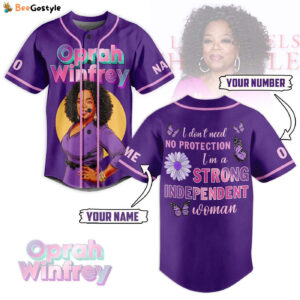 Oprah Winfrey Baseball Jersey For Men Women And Kids Gift for Fans