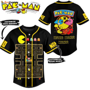 Pac-Man Baseball Jersey For Men Women And Kids Gift for Fans