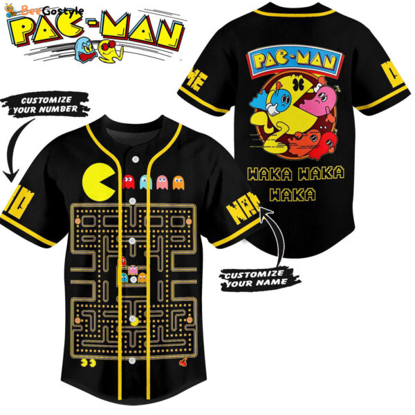 Pac-Man Baseball Jersey For Men Women And Kids Gift for Fans