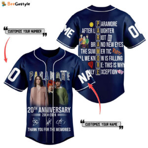 Paramore Baseball Jersey For Men Women And Kids Gift for Fans