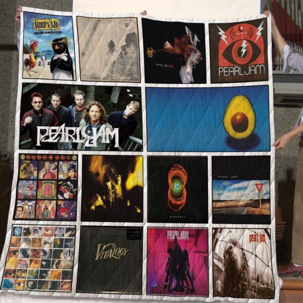 Pearl Jam 3 Quilt Blanket For Fans Home Decor Gift 1