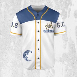 Personalize SZA Blue And White Jersey, Sza Baseball Jersey, SOS New Album Merch Gift for Fans