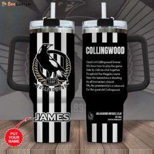 Personalized Collingwood FC 40oz Stanley Tumbler - Gift for Fans - Gift for Fans