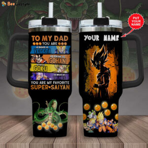 Personalized Dragon Ball 40oz Stanley Tumbler Gift - Gift for Fans - Gift for Fans
