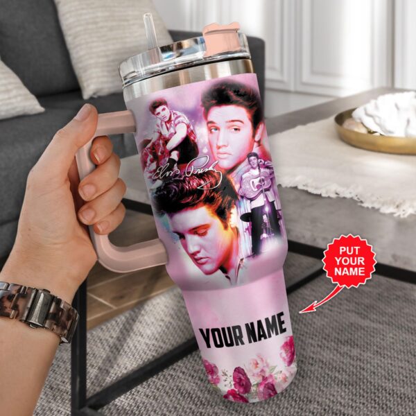 Personalized Elvis Presley 40oz Stanley Tumbler Gift – Gift for Fans – Gift for Fans