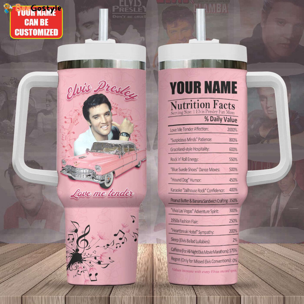 Personalized Elvis Presley 40oz Stanley Tumbler Gift – Gift for Fans – Gift for Fans Personalized Elvis Presley 40oz Stanley Tumbler Gift – Gift for Fans – Gift for Fans