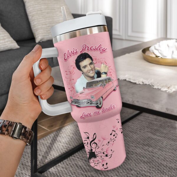 Personalized Elvis Presley 40oz Stanley Tumbler Gift – Gift for Fans – Gift for Fans