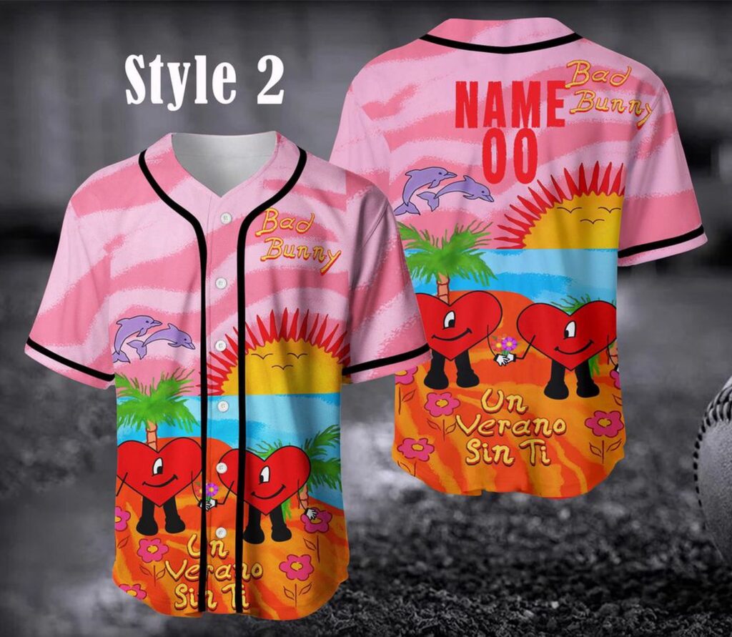 Personalized Exclusive Bad Bunny Baseball Jersey, Un Verano Sin Ti Summer Shirt Personalized Exclusive Bad Bunny Baseball Jersey, Un Verano Sin Ti Summer Shirt