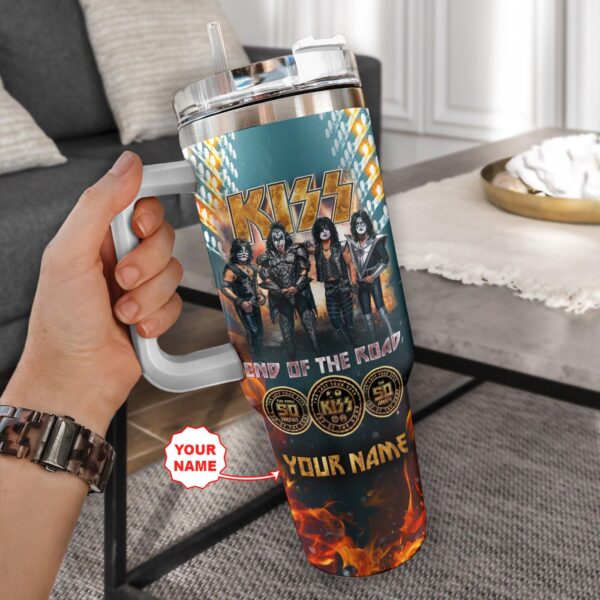 Personalized Kiss Band 40oz Stanley Tumbler – Gift for Fans – Gift for Fans