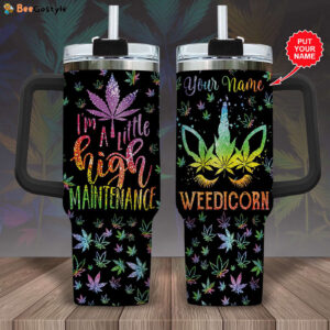 Personalized Weed 40oz Stanley Tumbler - Gift for Fans - Gift for Fans