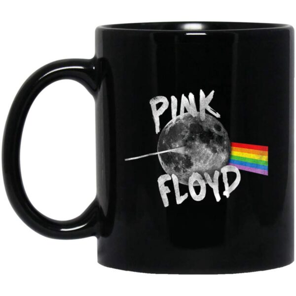 Pink Floyd Unique Dark Side of the Moon Prism Mug 11 oz 15 oz Black Mug