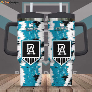 Port Adelaide FC 40oz Stanley Tumbler - Gift for Fans - Gift for Fans