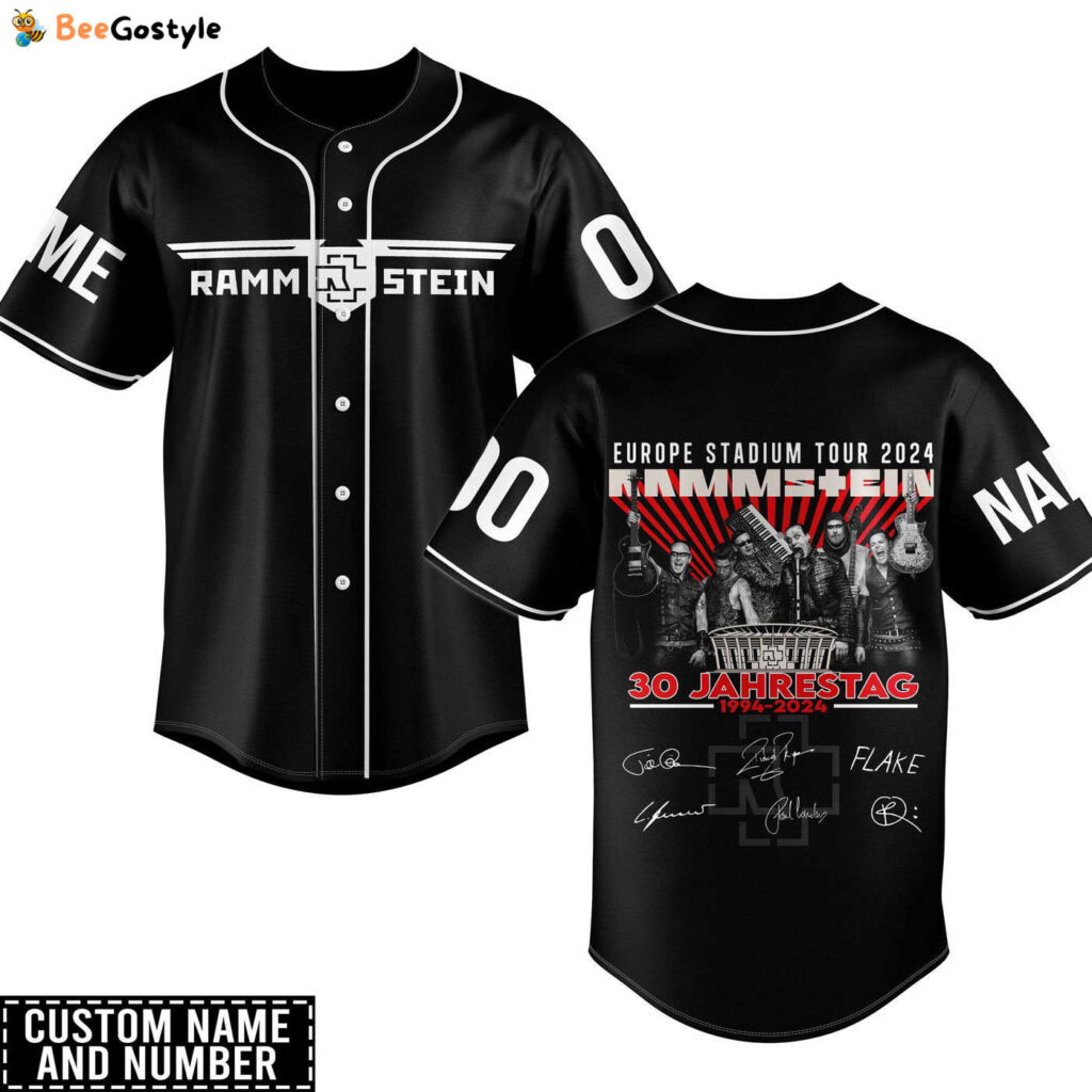 Rammstein Baseball Jersey For Men Women And Kids Gift for Fans Rammstein Baseball Jersey For Men Women And Kids Gift for Fans