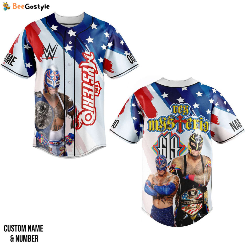 Rey Mysterio Baseball Jersey For Men Women And Kids Gift for Fans Rey Mysterio Baseball Jersey For Men Women And Kids Gift for Fans