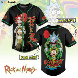 Rick and Morty Baseball Jersey For Men Women And Kids Gift for Fans