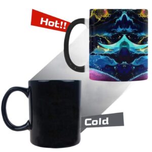 Rick & Morty Pink Floyd Dark Side of the Moon Morphing Mug Magic Color Changing 1