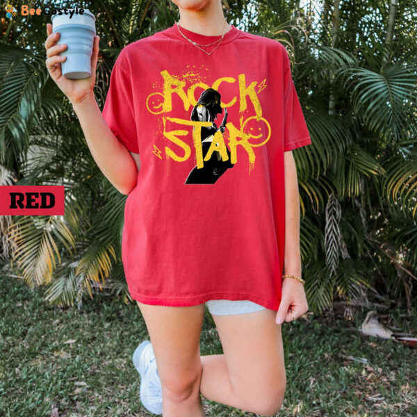 Rock Star T-shirt: Trendy Streetwear Chic for Rocker Girls Metal Music World Tour Concert Tee Comfort Colors