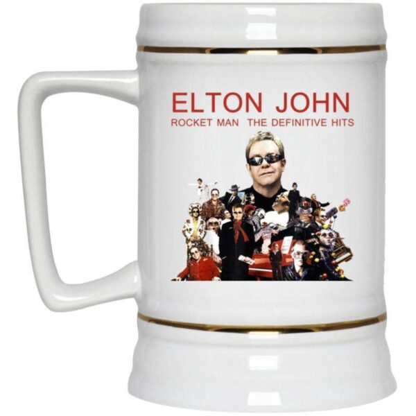 Rocket Man The Definitive Hits Elton John Mug