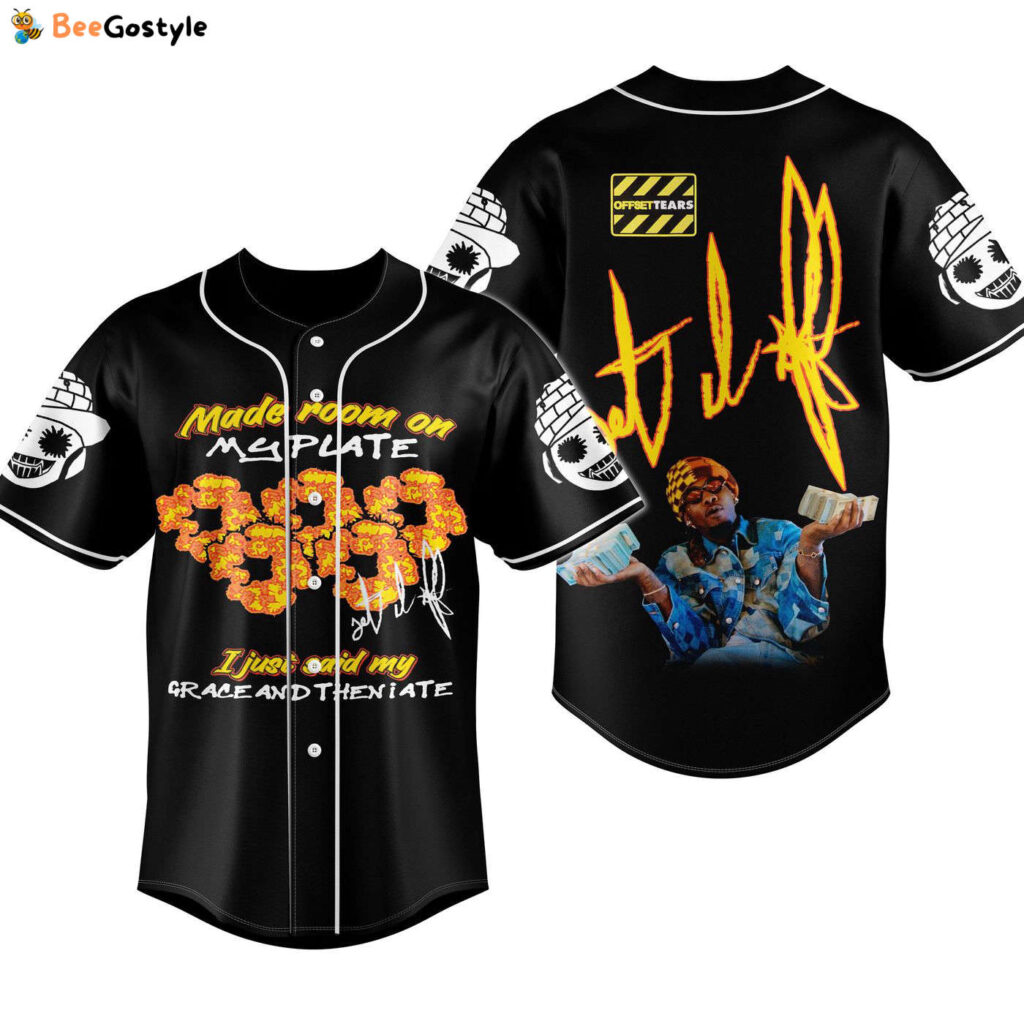 Say My Grace Offset Baseball Jersey For Men Women And Kids Gift for Fans Say My Grace Offset Baseball Jersey For Men Women And Kids Gift for Fans